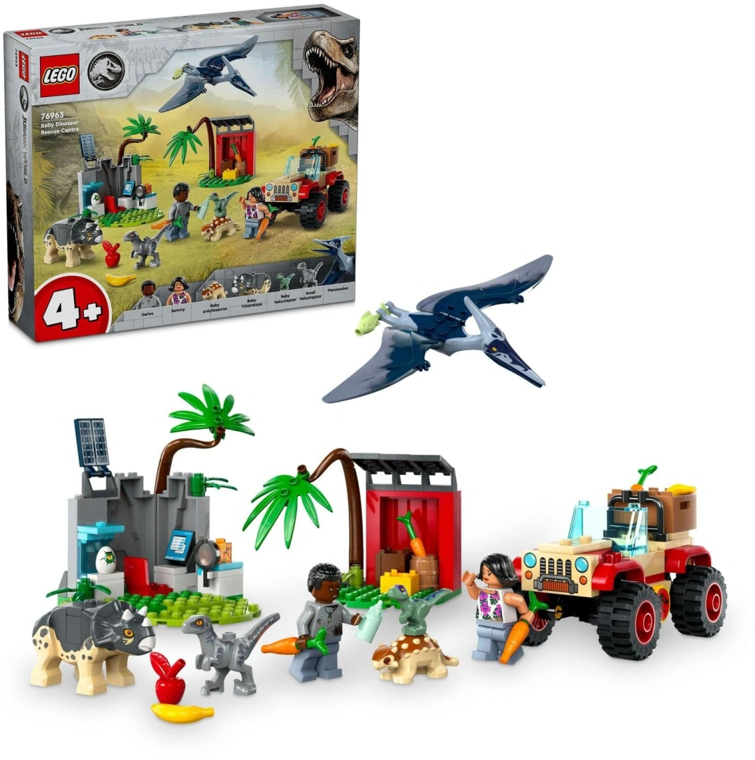 LEGO Jurassic World 76963 Záchranářské středisko pro dinosauří mláďata