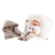 Llorens 73898 NEW BORN HOLČIČKA - realistická panenka miminko s celovinylovým tělem - 40 cm