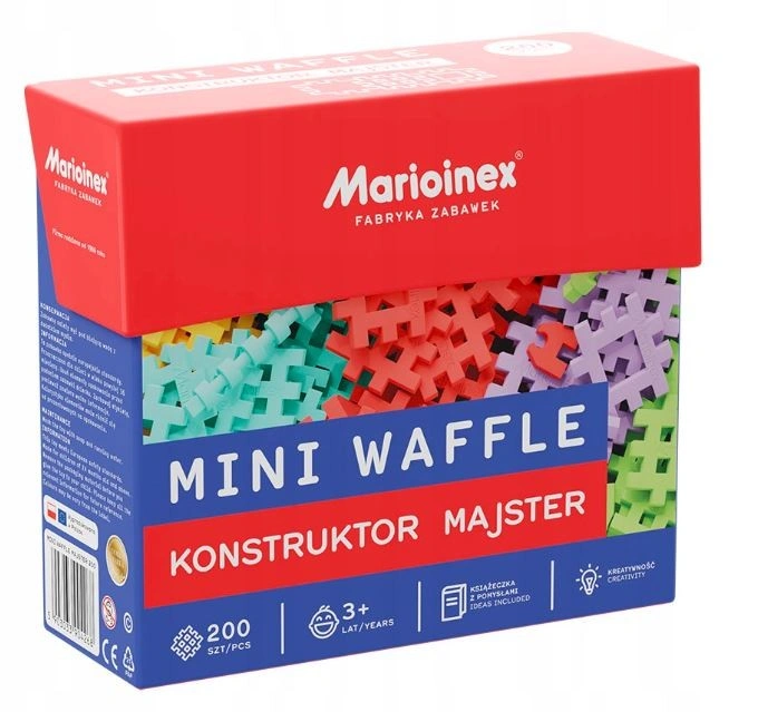 MARIOINEX MINI WAFFLE Stavebnice 200 ks