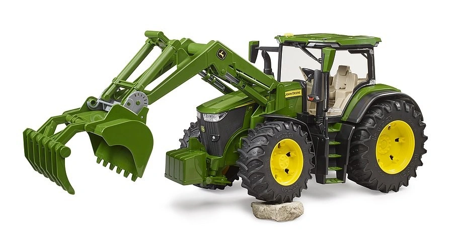 Bruder Farmer - traktor John Deere s předním nakladačem