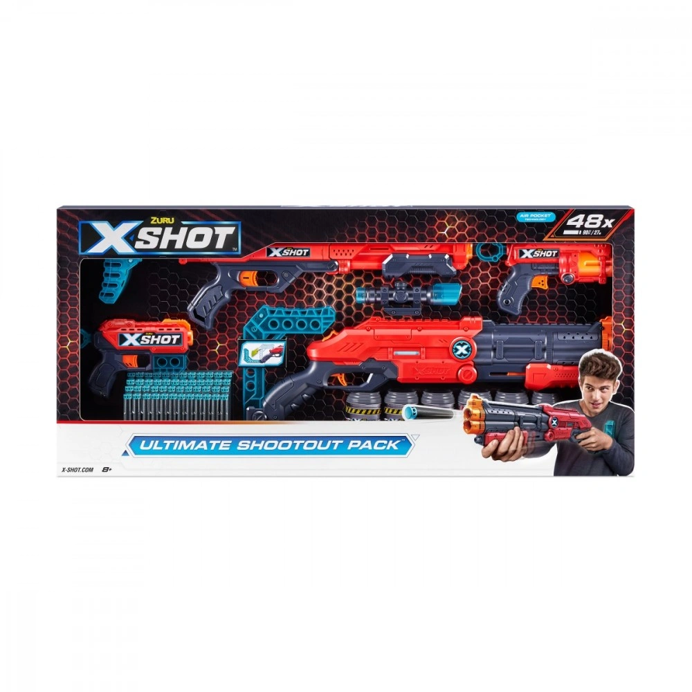 Zuru x-shot excel ultimate shootout package