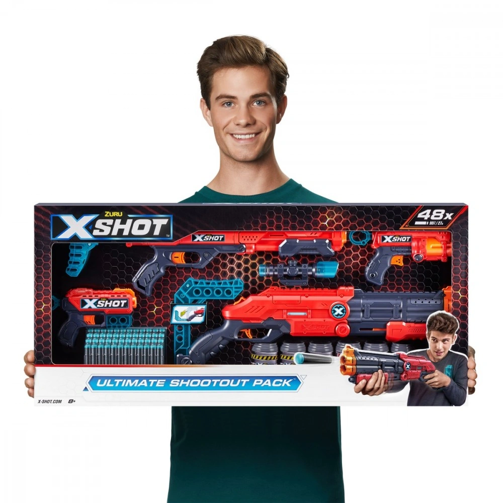 Zuru x-shot excel ultimate shootout package