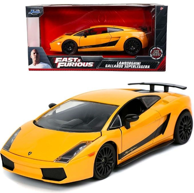 TWM vůz Rychle a zběsile Lamborghini Gallardo 1:24 litá žlutá