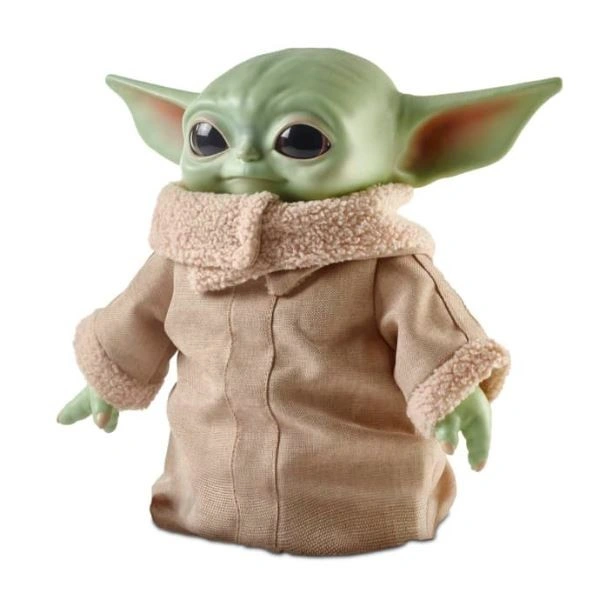 Star Wars Mattel Plyšový Baby Yoda The Child Mandalorian Grogu Star Wars 28 cm))