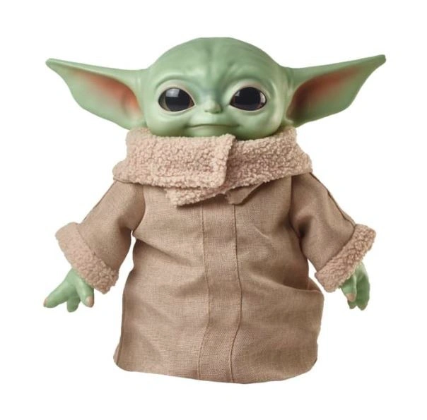 Star Wars Mattel Plyšový Baby Yoda The Child Mandalorian Grogu Star Wars 28 cm))