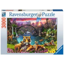 Ravensburger Puzzle 3000 elementów Panowanie smoków