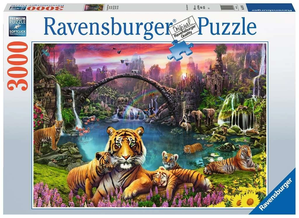 Ravensburger Puzzle Tygři v ráji 3000 dílků