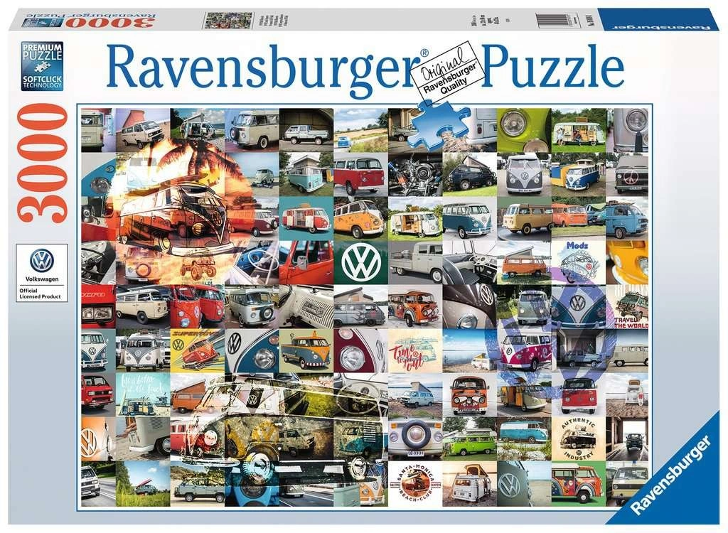 Ravensburger  Puzzle 99 fotografií VW 3000 dílků