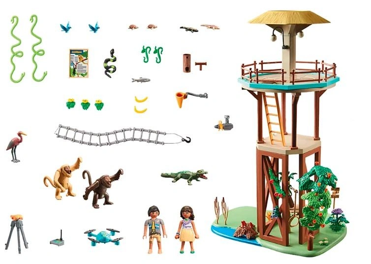 Playmobil Výzkumná věž s kompasem , Wiltopia, 203 dílků | 71008