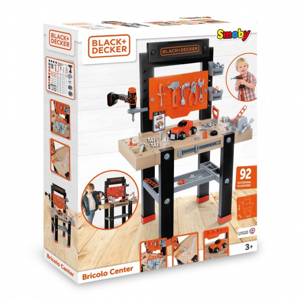 Smoby Black&Decker Pracovní dílna Bricolo Center