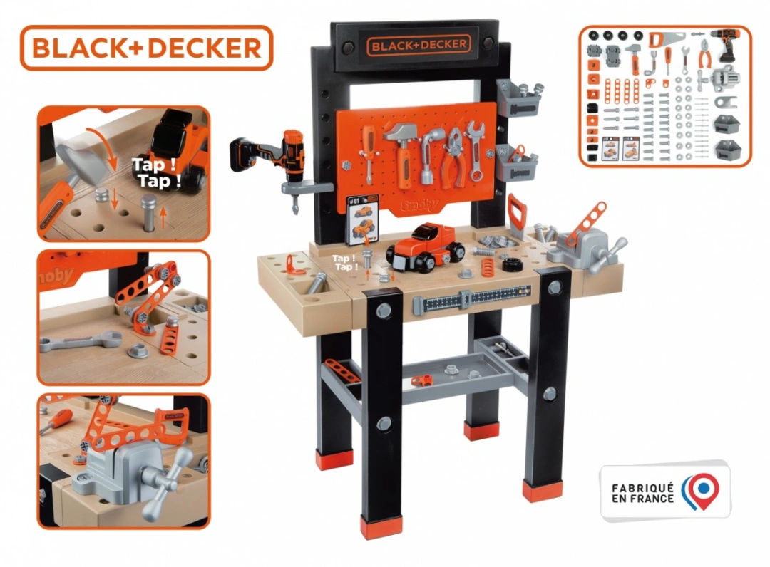 Smoby Black&Decker Pracovní dílna Bricolo Center