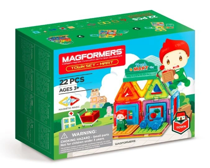 Magformers  Městečko Tržiště 22 dílků