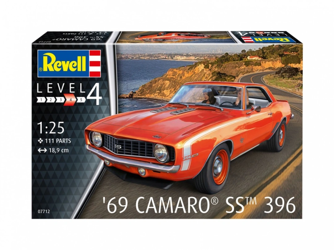 Revell  Plastic ModelKit auto 07712 - 69 Camaro SS (1:25)