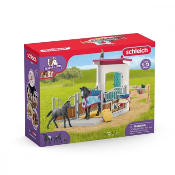 Schleich 42611 Boks dla koni z klaczą i źrebakiem