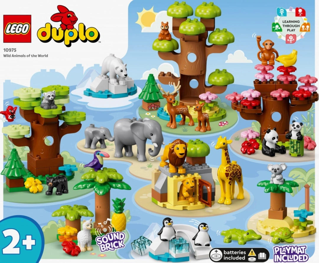 LEGO DUPLO 10975 Divoká zvířata světa