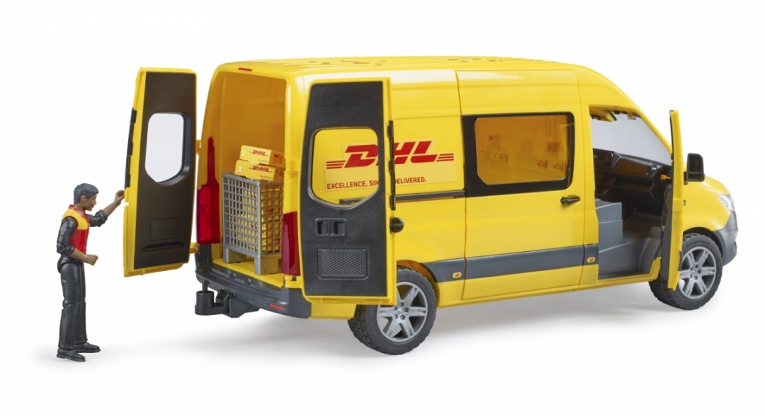 Bruder Mercedes-benz sprinter dhl s řidičem