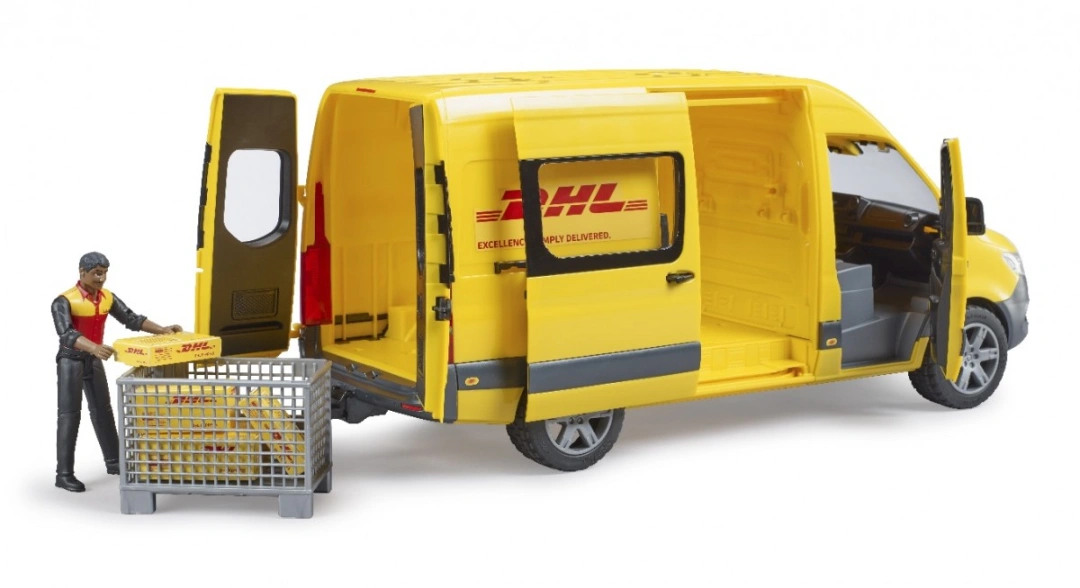 Bruder Mercedes-benz sprinter dhl s řidičem