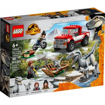 LEGO Jurassic World 76946 Odchyt velociraptorů Blue a Bety