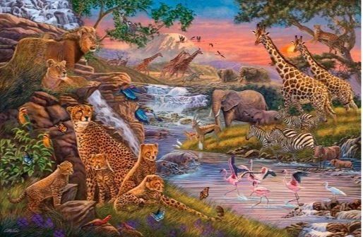 Ravensburger Puzzle Království zvířat 3000 dílků