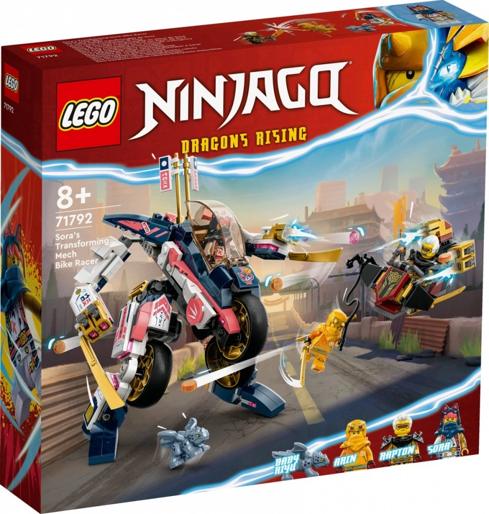 LEGO NINJAGO 71792 Sora a její transformační motorobot