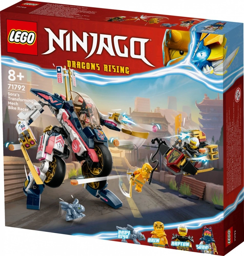 LEGO NINJAGO 71792 Sora a její transformační motorobot