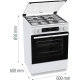 Gorenje GK6C4WF, biely