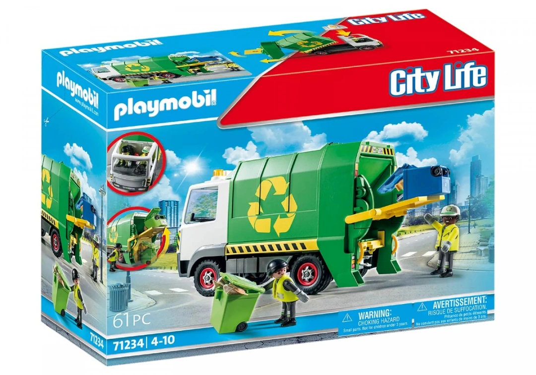 Playmobil City Action 71234 Recyklační vozidlo