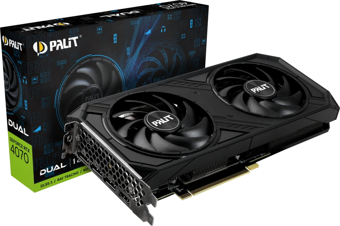 PALiT GeForce RTX 4070 Dual, 12GB GDDR6X