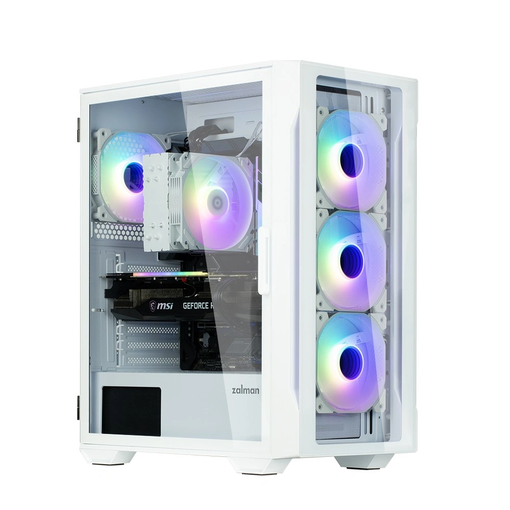 Zalman skříň I3 Neo / middle tower / ATX / 4x120 ARGB RGB / 2xUSB 3.0 / 1xUSB 2.0 / skl. přední pane