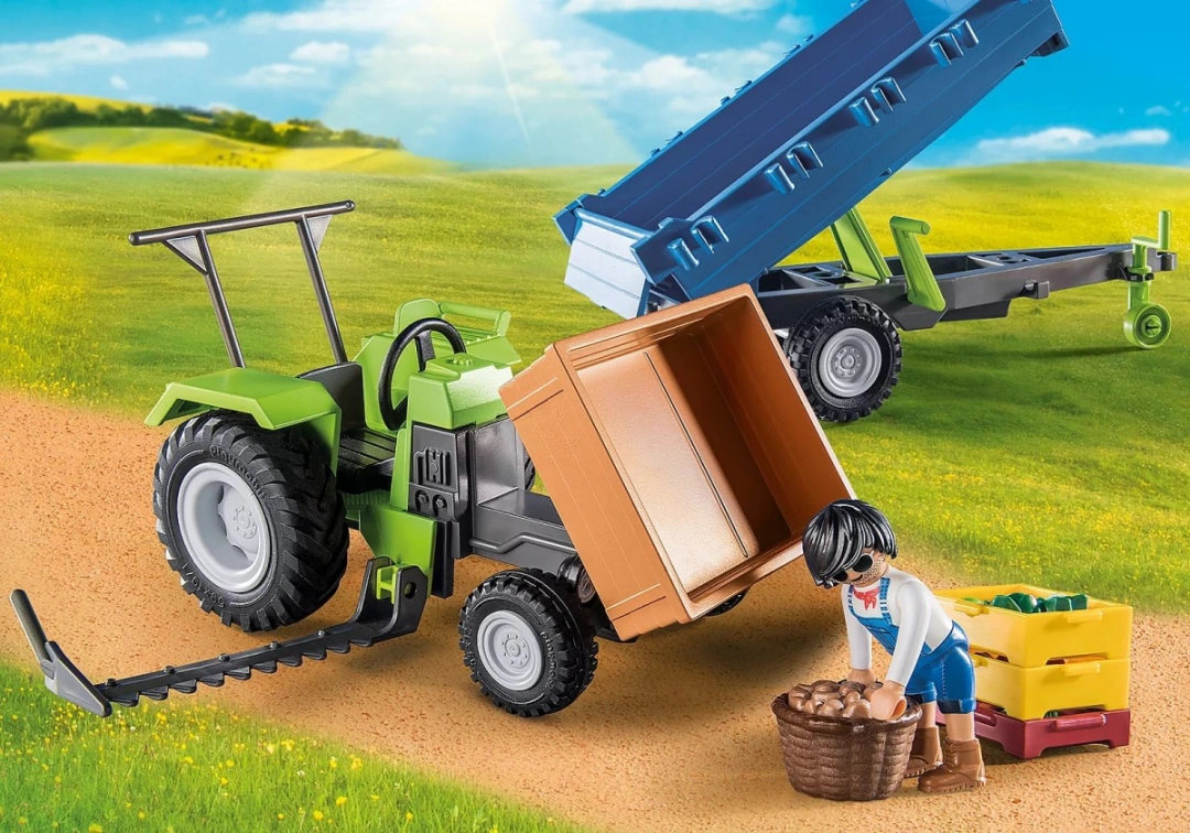 Playmobil 71249 Traktor s přívěsem