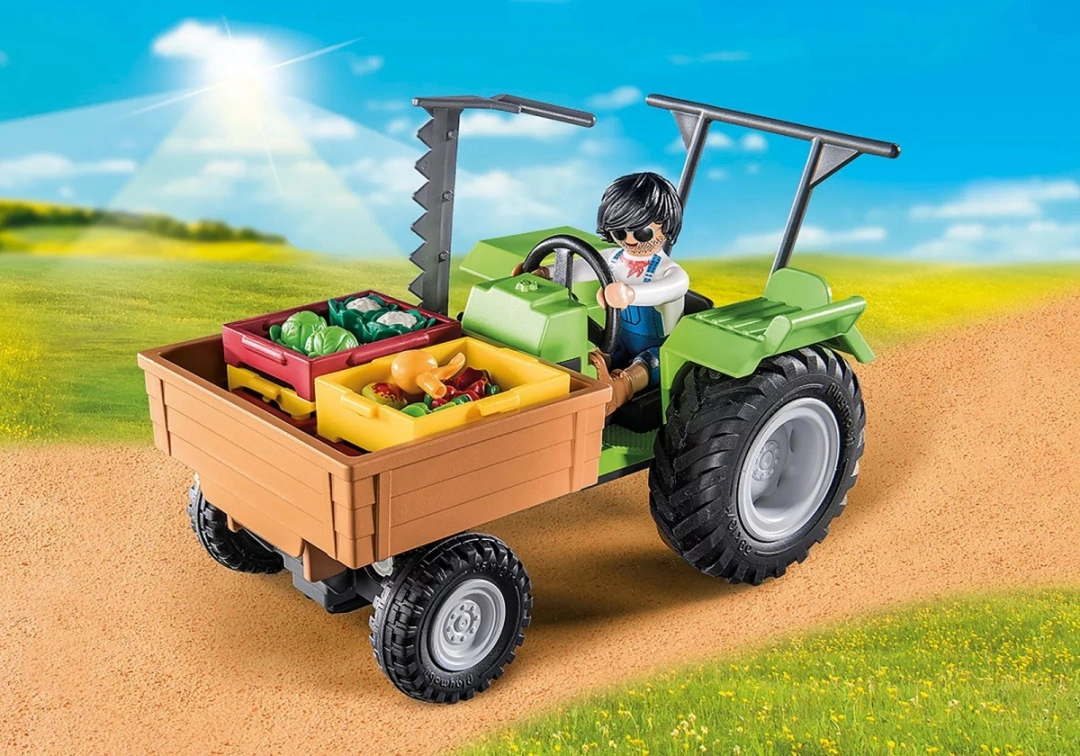 Playmobil 71249 Traktor s přívěsem