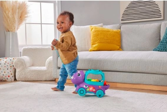 Fisher-Price Hrající Dino s vyskakujícími míčky CZ/SK/ENG/HU/PL HNR51