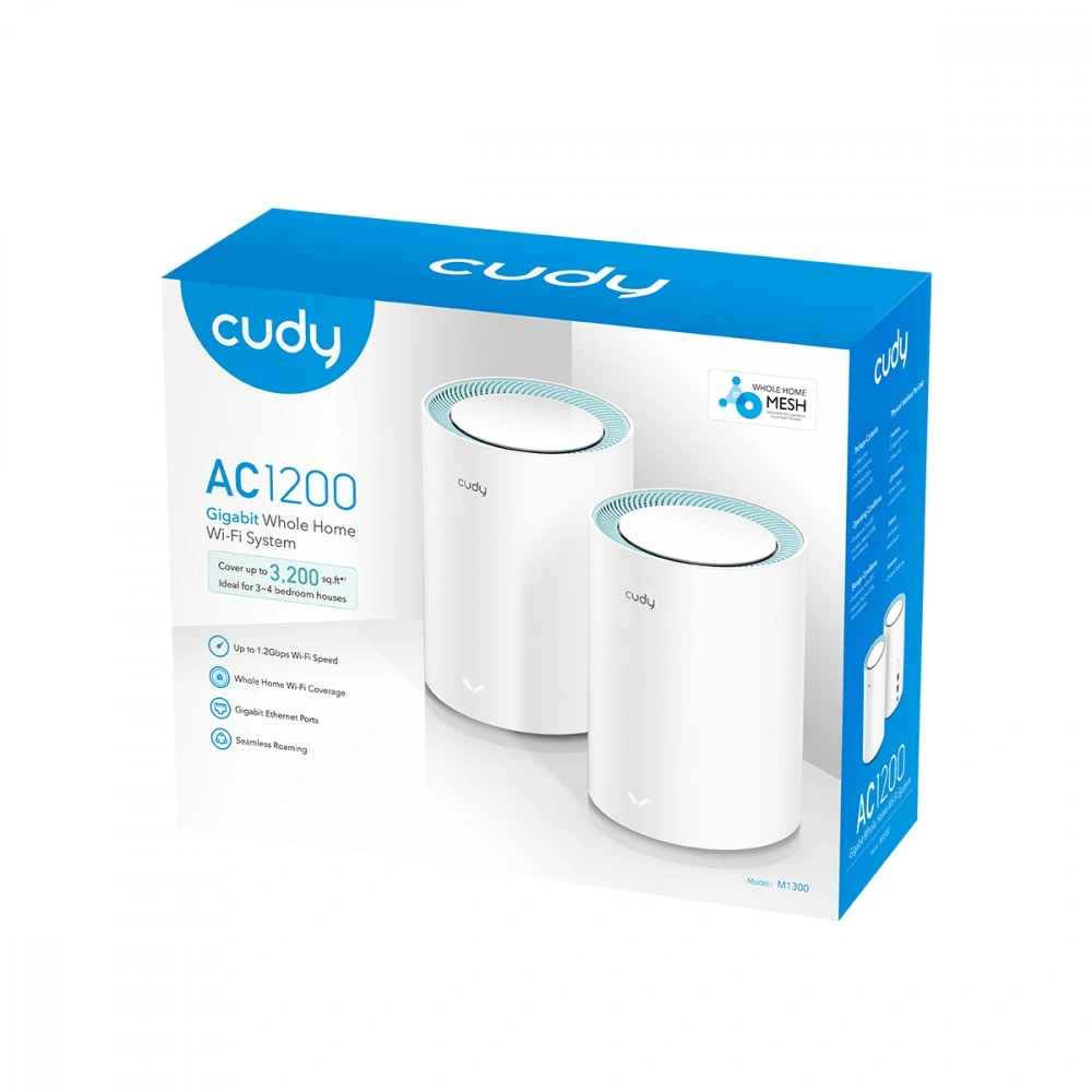 MESH Router Cudy M1300 LAN/WAN Wi-Fi 5 AC1200 2x