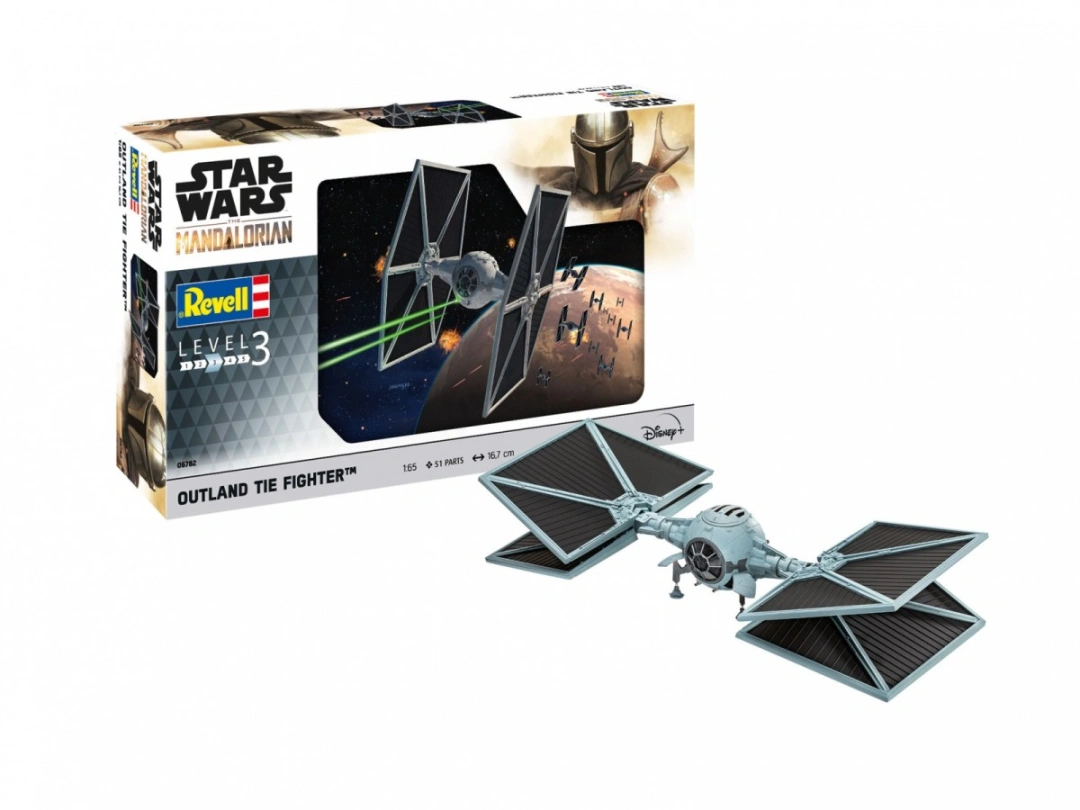 Revell  Plastic ModelKit SW 06782 - The Mandalorian: Outland TIE Fighter (1:65)