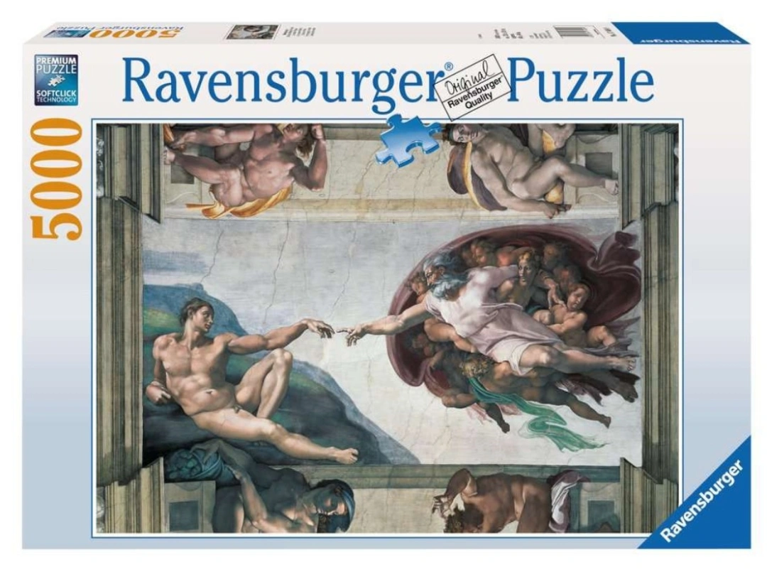 Ravensburger puzzle Stvoření Adama