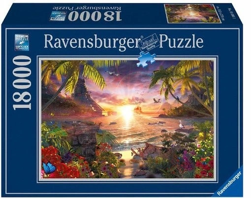 Ravensburger Puzzle Západ slunce v ráji 18000 dílků