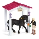 Schleich 42437 Zestaw figurek Zagroda dla koni Tori Princess