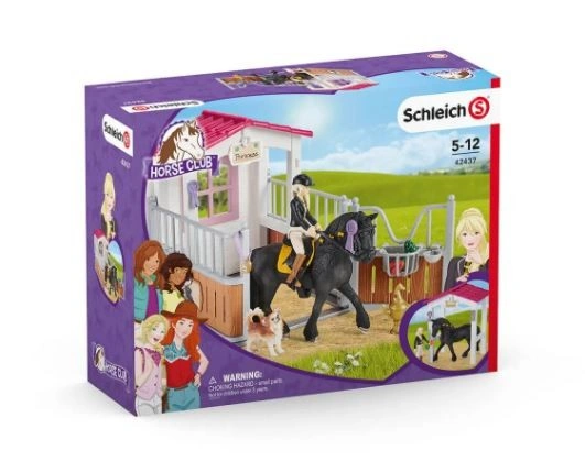 Schleich 42437 Stáj s koněm klubová, Tori + Princess