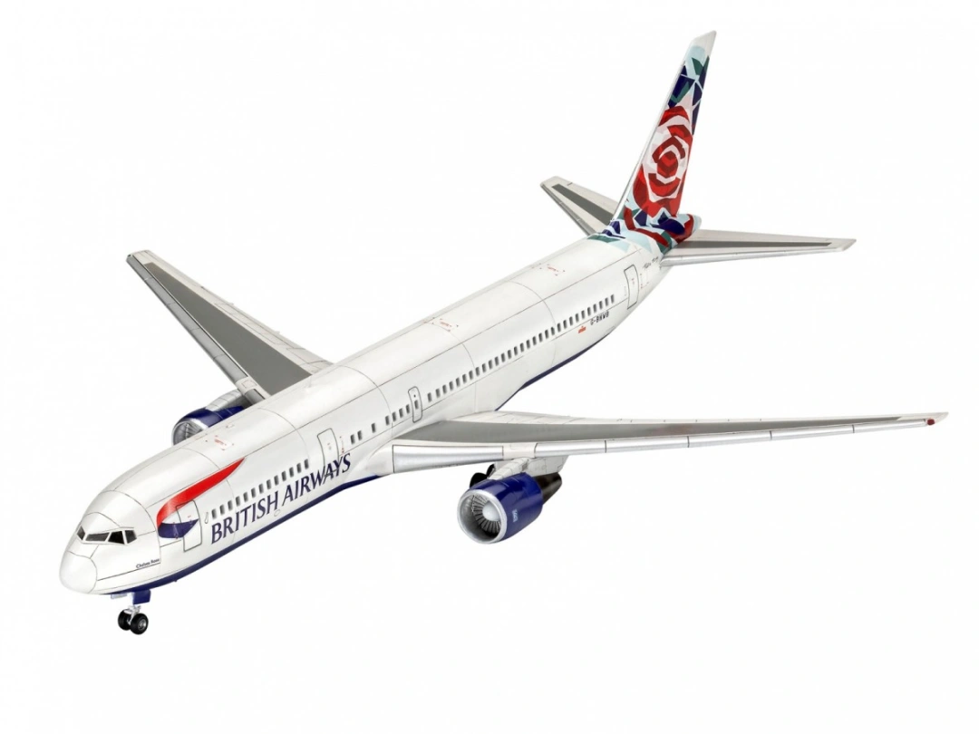 Revell  Plastic Modelkit letadlo 03862 - Boeing 767-300ER (British Airways Chelsea Rose) (1:144)