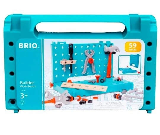 Brio Stavebnice BRIO BUILDER Pracovní stůl s nářadím