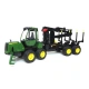 Bruder BR-02133 Přepravník na dřevo john deere 1210E