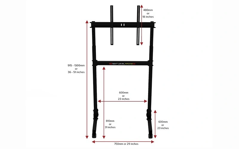 Next Level Racing Free Standing Single Monitor Stand (NLR-A011)