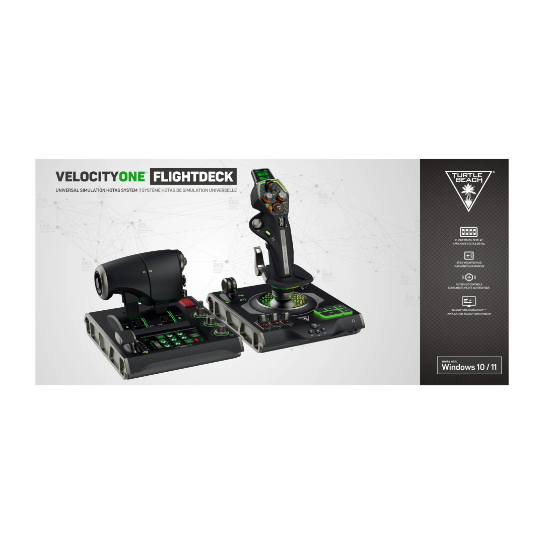 Turtle Beach VelocityOne Flightdeck + plynová páka (TBS-0724-05), černá