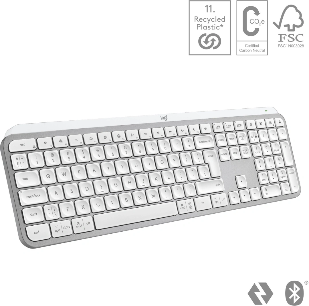 Logitech MX Keys S, bílá