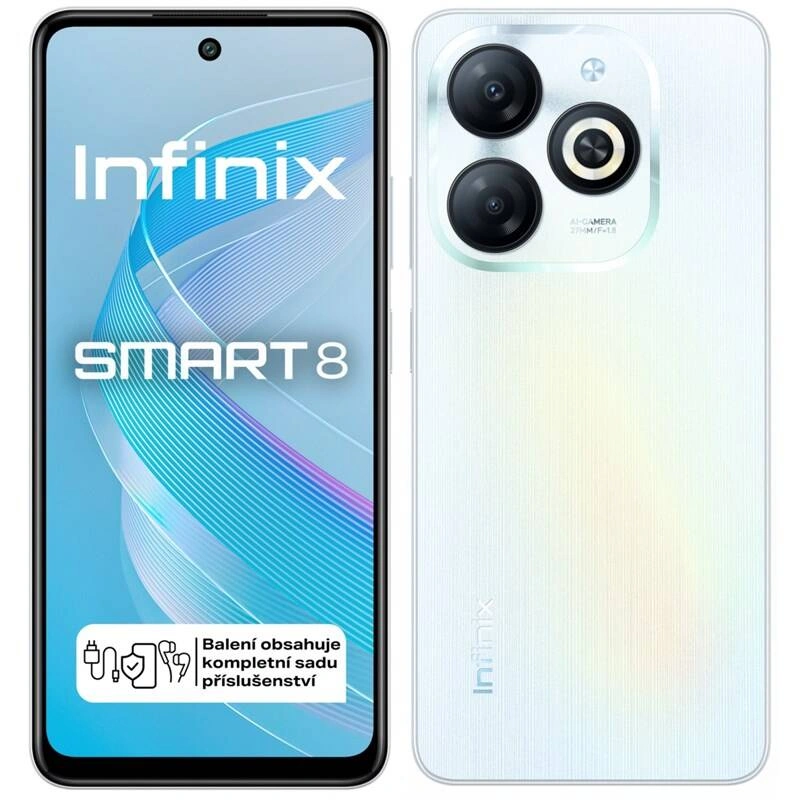 Infinix Smart 8 3 GB / 64 GB, bílá