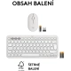 Logitech Pebble 2 Combo MK380s, white