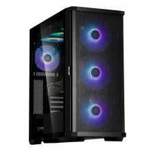 Zalman skříň Z10 Plus / ATX / 4x ARGB fan / 2xUSB 3.0 / USB-C / mesh panel / tvrzené sklo