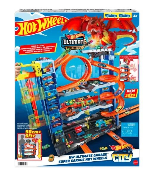 Hot Wheels City Garáž s drakem HKX48