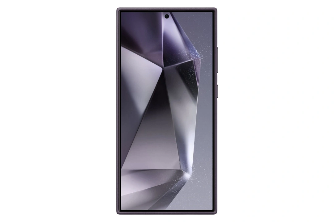 Samsung zadní kryt z veganské kůže pro Galaxy S24 Ultra, fialová