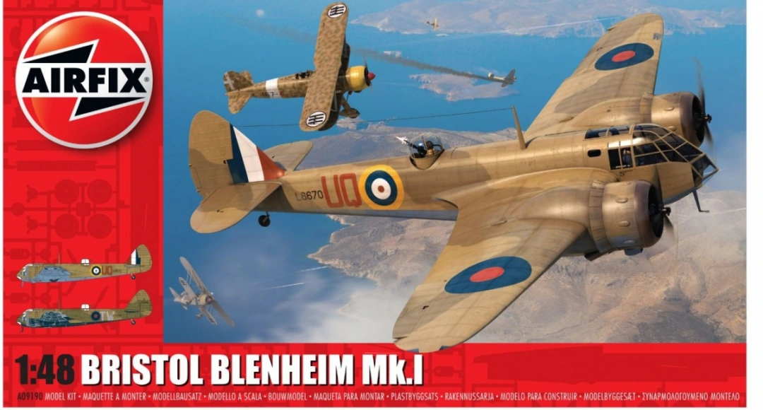 Airfix  Classic Kit letadlo A09190 - Bristol Blenheim Mk.1 (1:48)